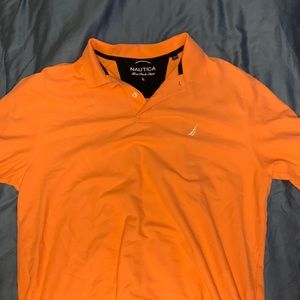 Orange nautica polo